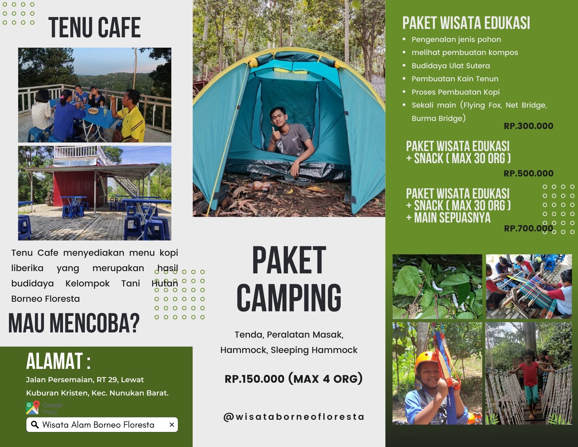 leaflet Wisata Alam Borneo Foresta