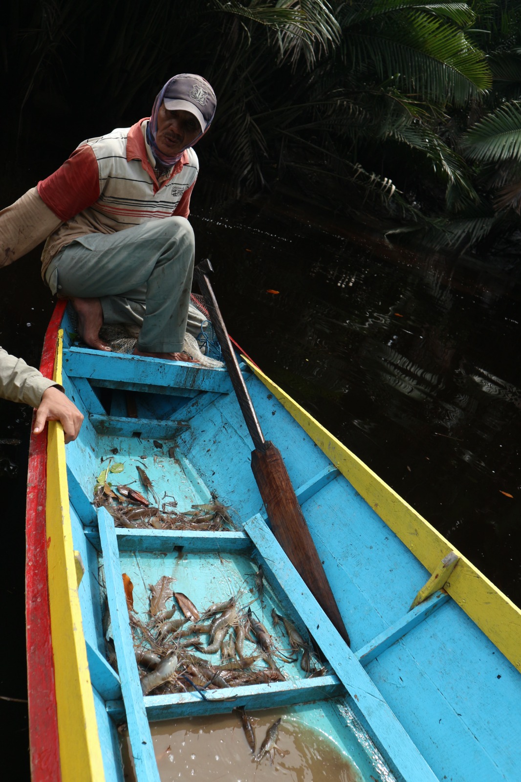 Bubu Udang Ramah Lingkungan di Hutan Desa Tepian